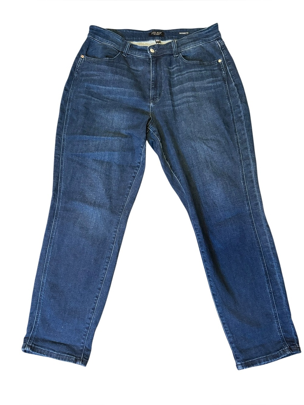 Judy Blue Boyfriend Fit Jeans in Dark Wash Size 18W Stretch Denium